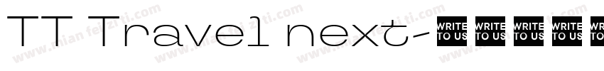 TT Travel next字体转换
